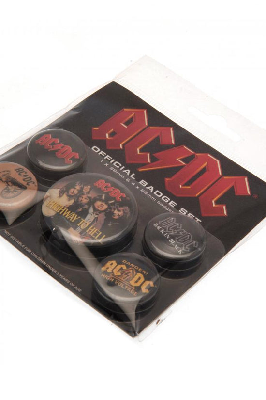 163700 ACDC Button Badge Set 2