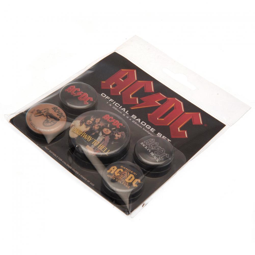 163700 ACDC Button Badge Set 2