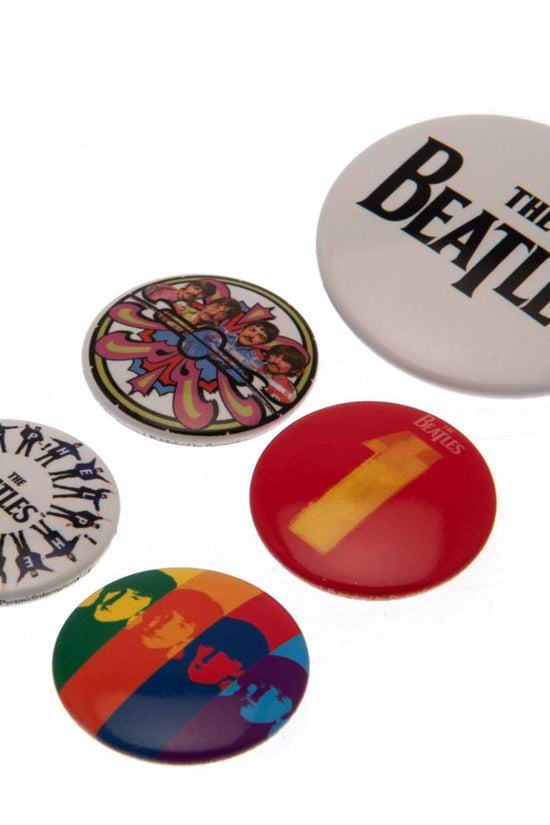 163701 The Beatles Button Badge Set BK 1