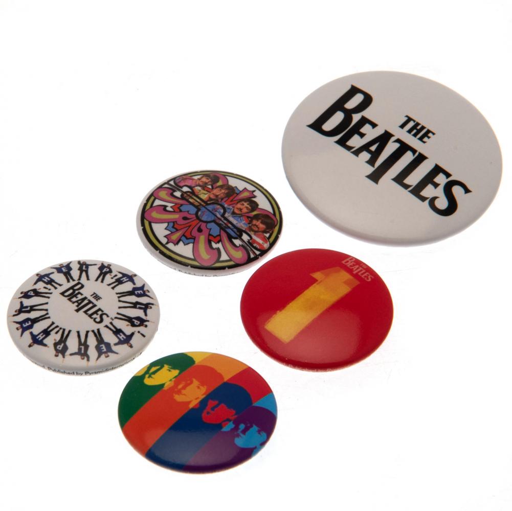 163701 The Beatles Button Badge Set BK 1