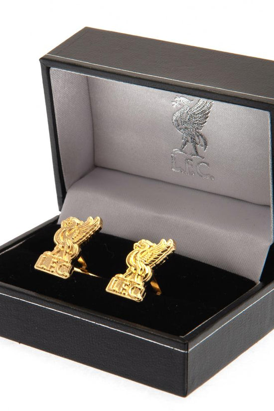 Liverpool FC Gold Plated Liverbird Cufflinks