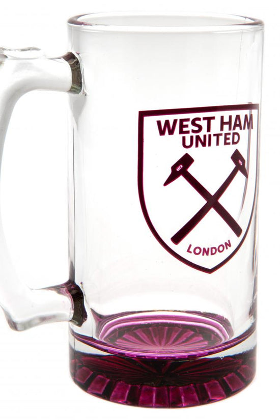 164885 West Ham United FC Stein Glass Tankard CC 1