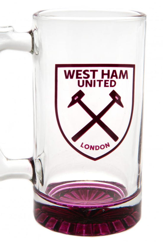 164885 West Ham United FC Stein Glass Tankard CC