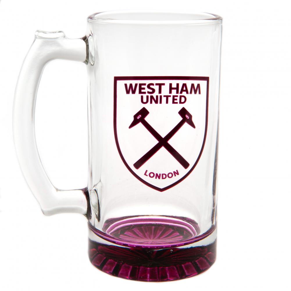 164885 West Ham United FC Stein Glass Tankard CC