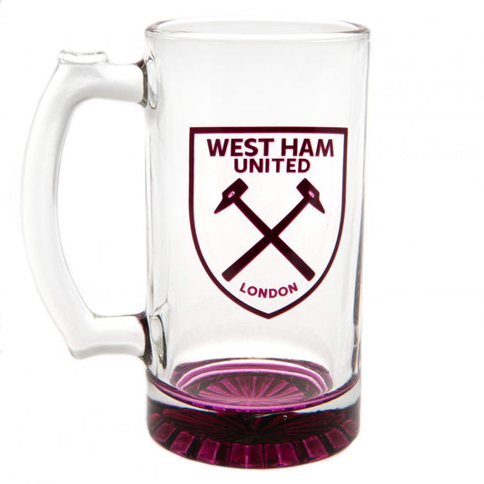 164885 West Ham United FC Stein Glass Tankard CC