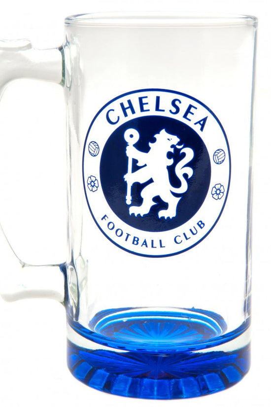 164890 Chelsea FC Stein Glass Tankard CC