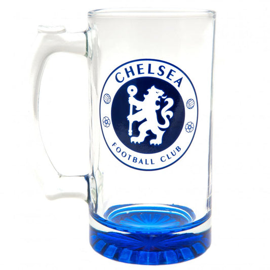 164890 Chelsea FC Stein Glass Tankard CC