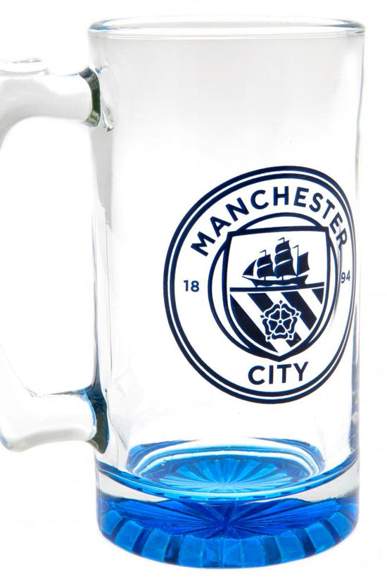 164892 Manchester City FC Stein Glass Tankard CC 1