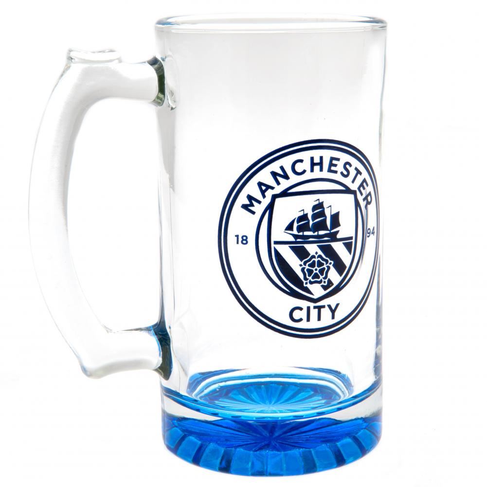 164892 Manchester City FC Stein Glass Tankard CC 1