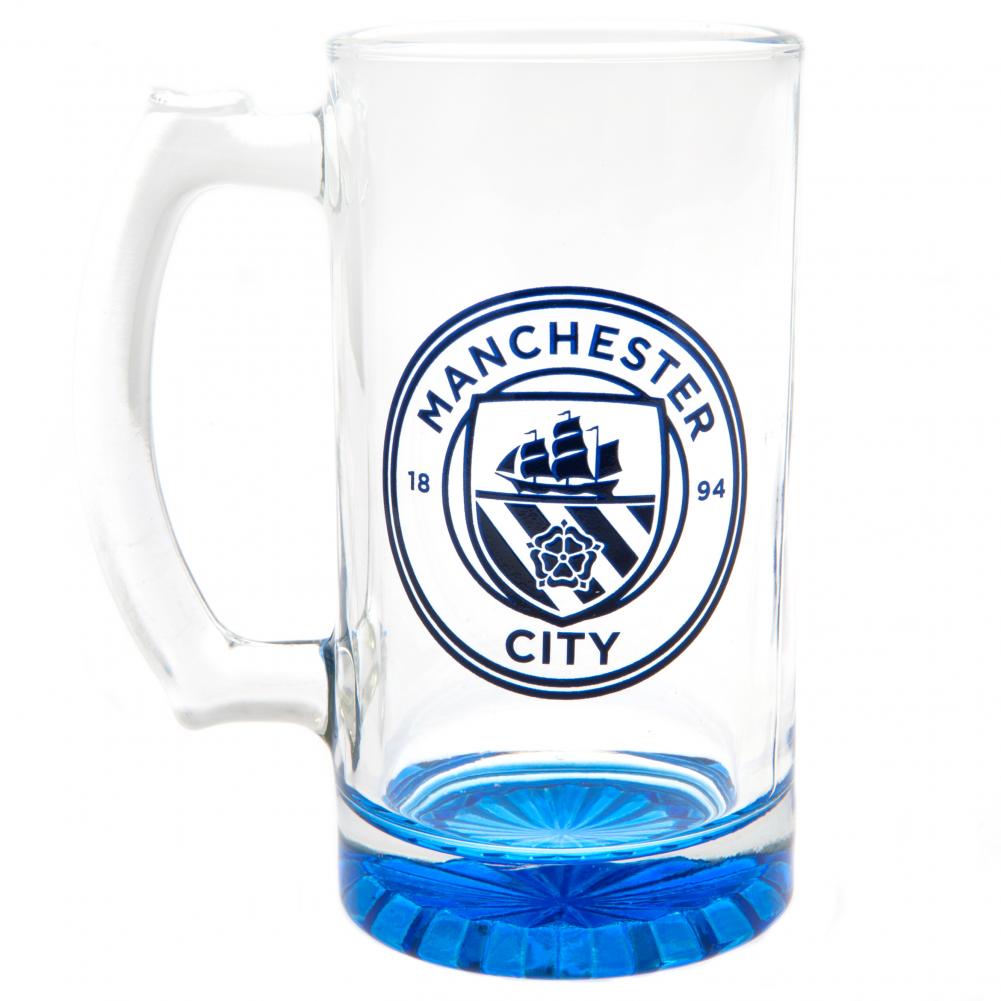 164892 Manchester City FC Stein Glass Tankard CC