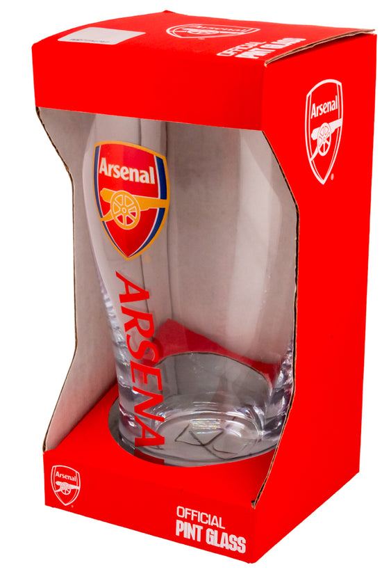 164894 Arsenal FC Tulip Pint Glass 2