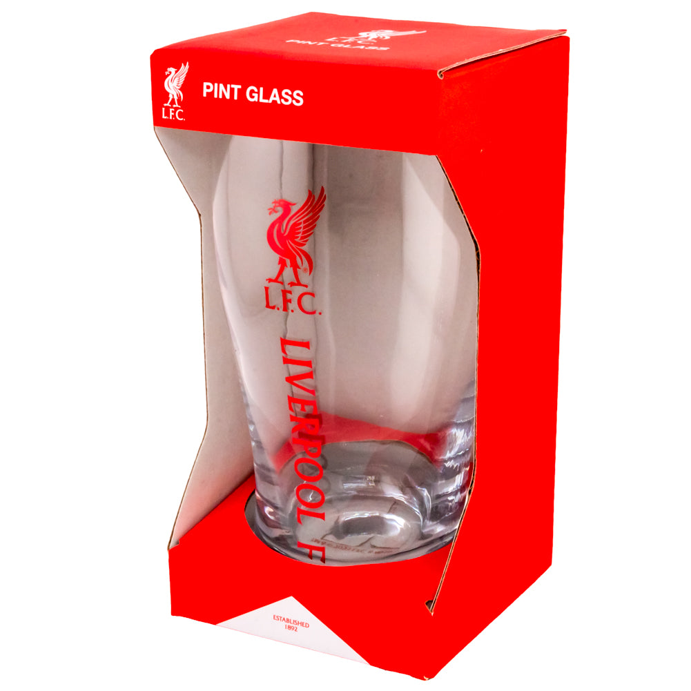 164900 Liverpool FC Tulip Pint Glass 2