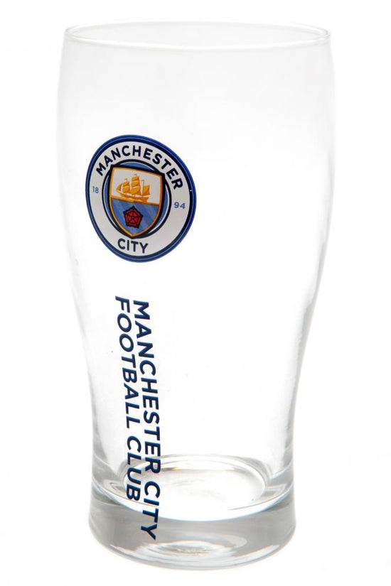 164901 Manchester City FC Tulip Pint Glass 1