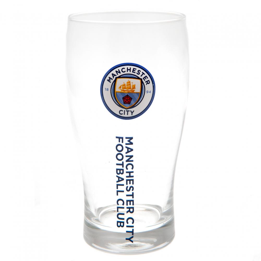 164901 Manchester City FC Tulip Pint Glass