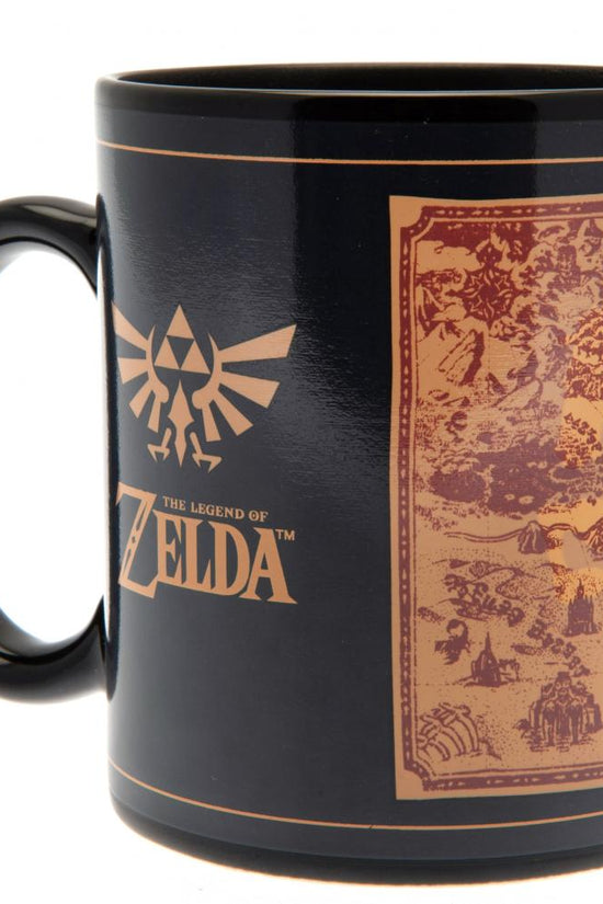 The Legend Of Zelda Heat Changing Mug Map