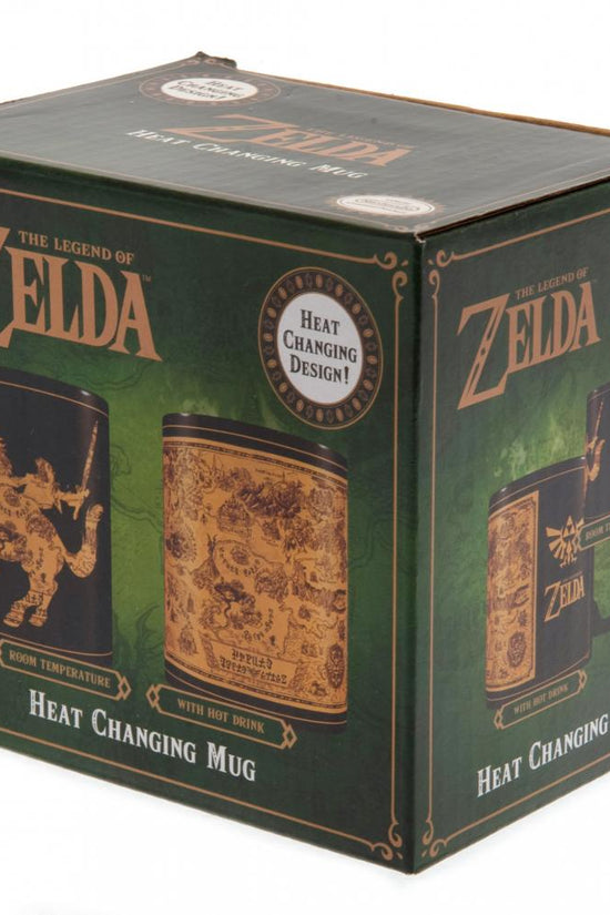 The Legend Of Zelda Heat Changing Mug Map