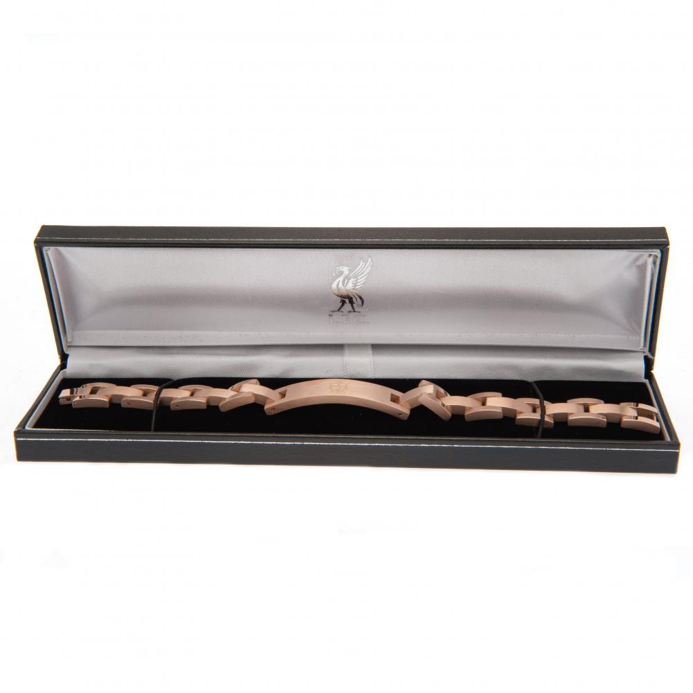 165867 Liverpool FC Rose Gold Plated Bracelet 2