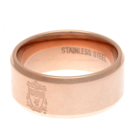 165874 Liverpool FC Rose Gold Plated Ring 1