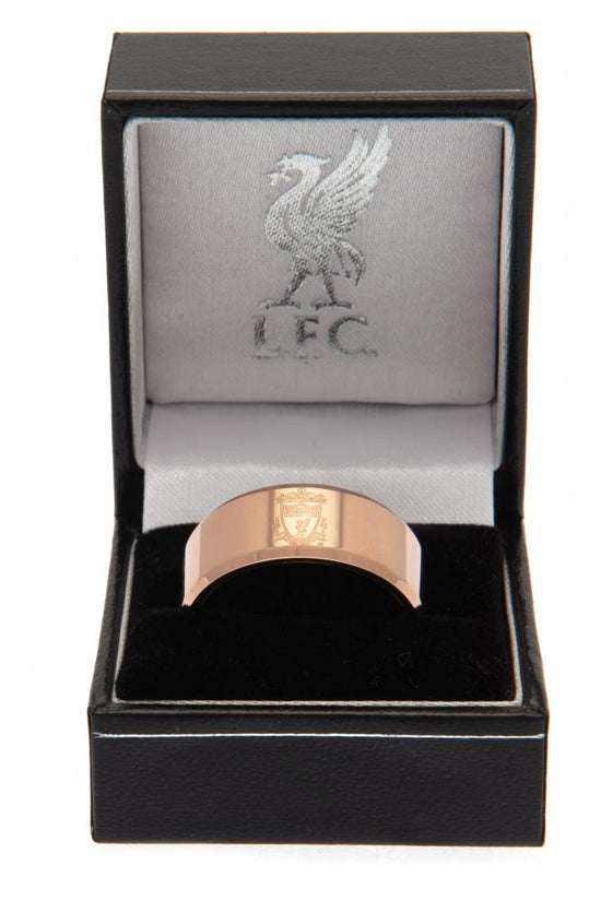 Liverpool FC Rose Gold Plated Ring Medium