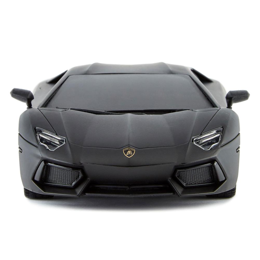 166007 Lamborghini Aventador Radio Controlled Car 1 24 Scale Black 1