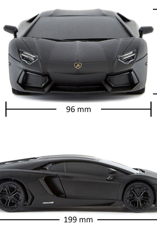 166007 Lamborghini Aventador Radio Controlled Car 1 24 Scale Black 4