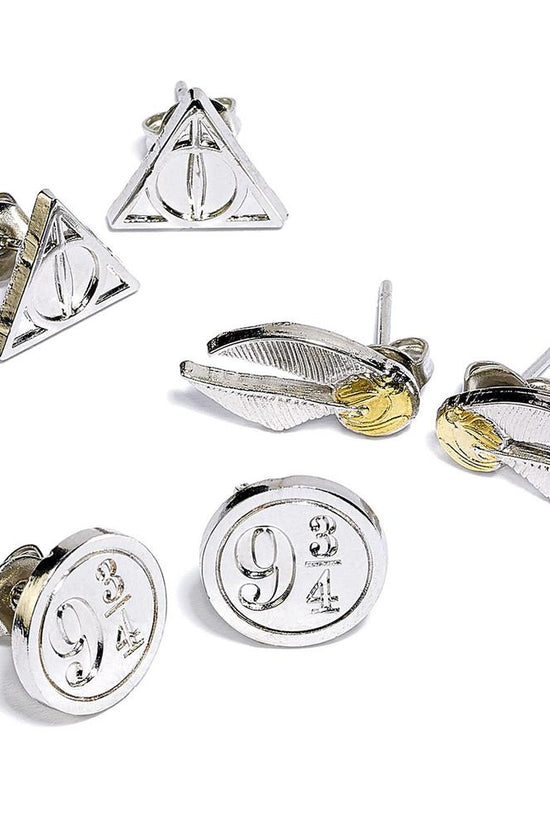167179 Harry Potter Silver Plated Earring Set