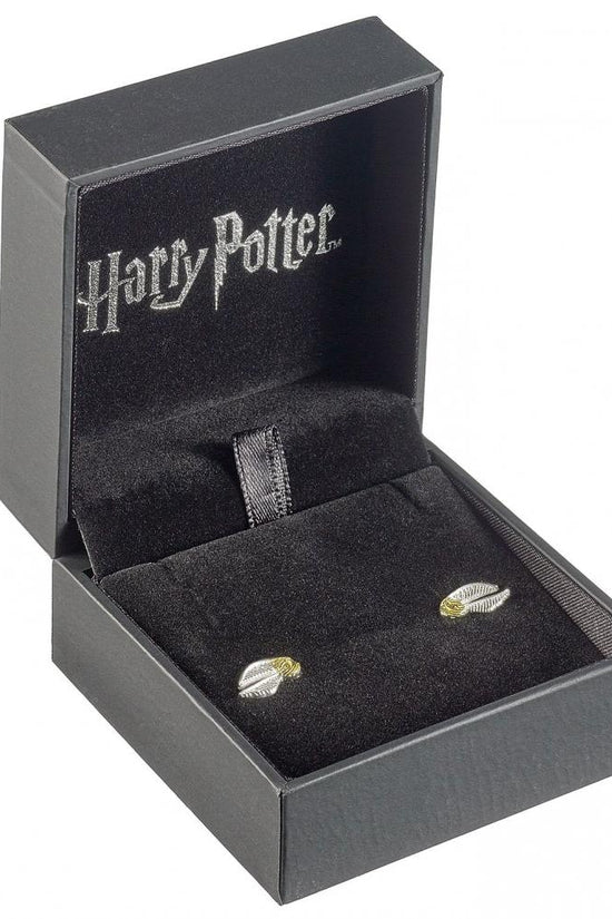 167310 Harry Potter Sterling Silver Earrings Golden Snitch 1