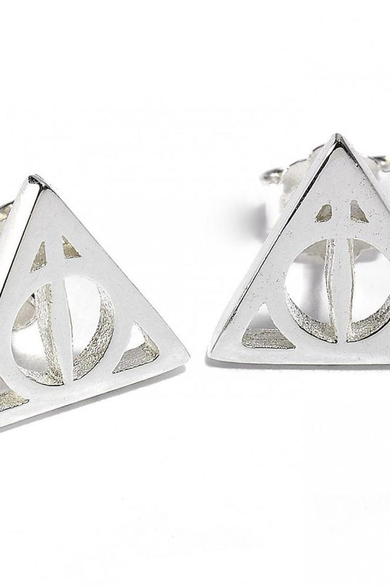167311 Harry Potter Sterling Silver Earrings Deathly Hallows