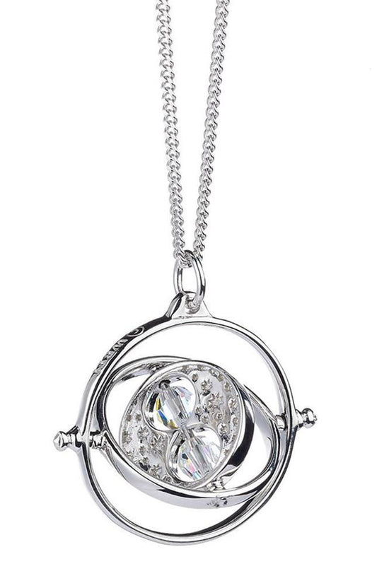 169971 Harry Potter Sterling Silver Crystal Necklace Time Turner