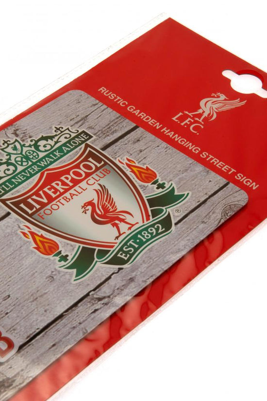 Liverpool FC Rustic Garden Sign