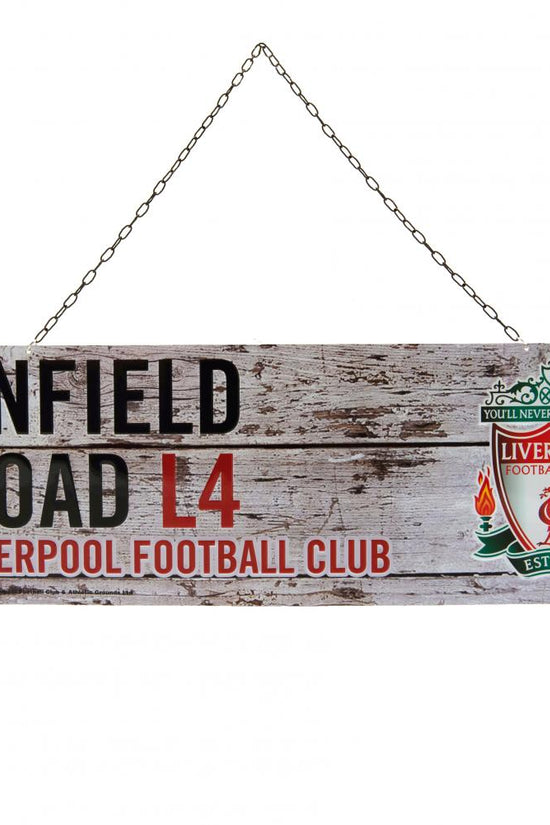 Liverpool FC Rustic Garden Sign