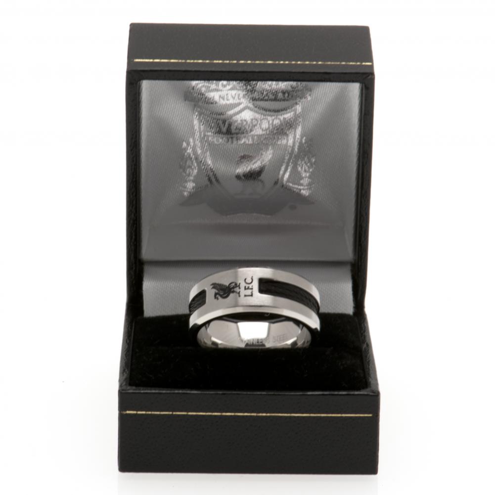 17137 Liverpool FC Black Inlay Ring 1