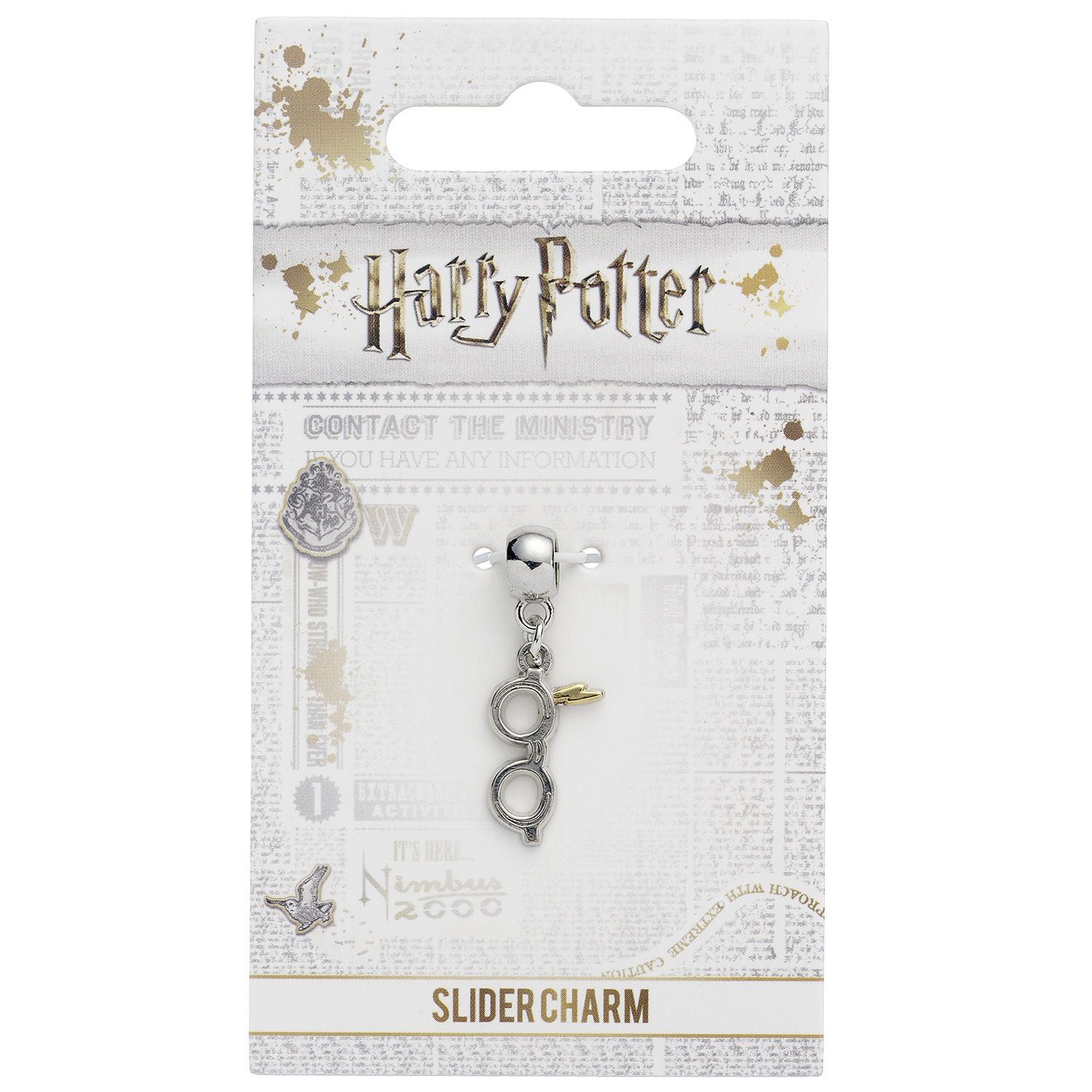 171836 Harry Potter Silver Plated Charm Harry Glasses 1