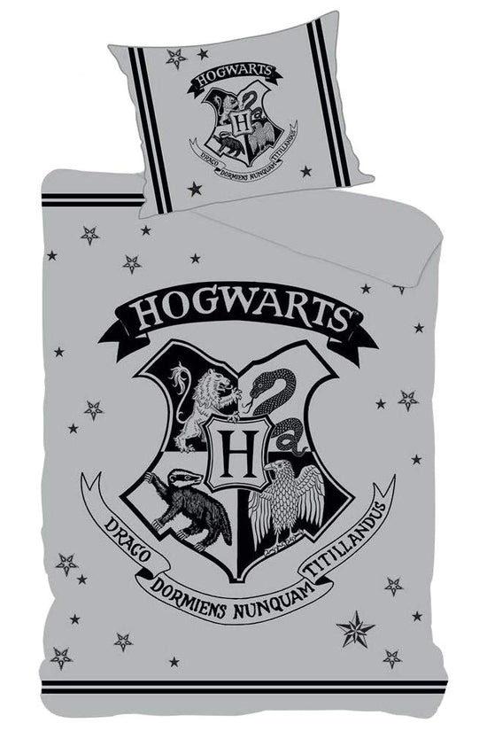 172907 Harry Potter Single Duvet Set Hogwarts