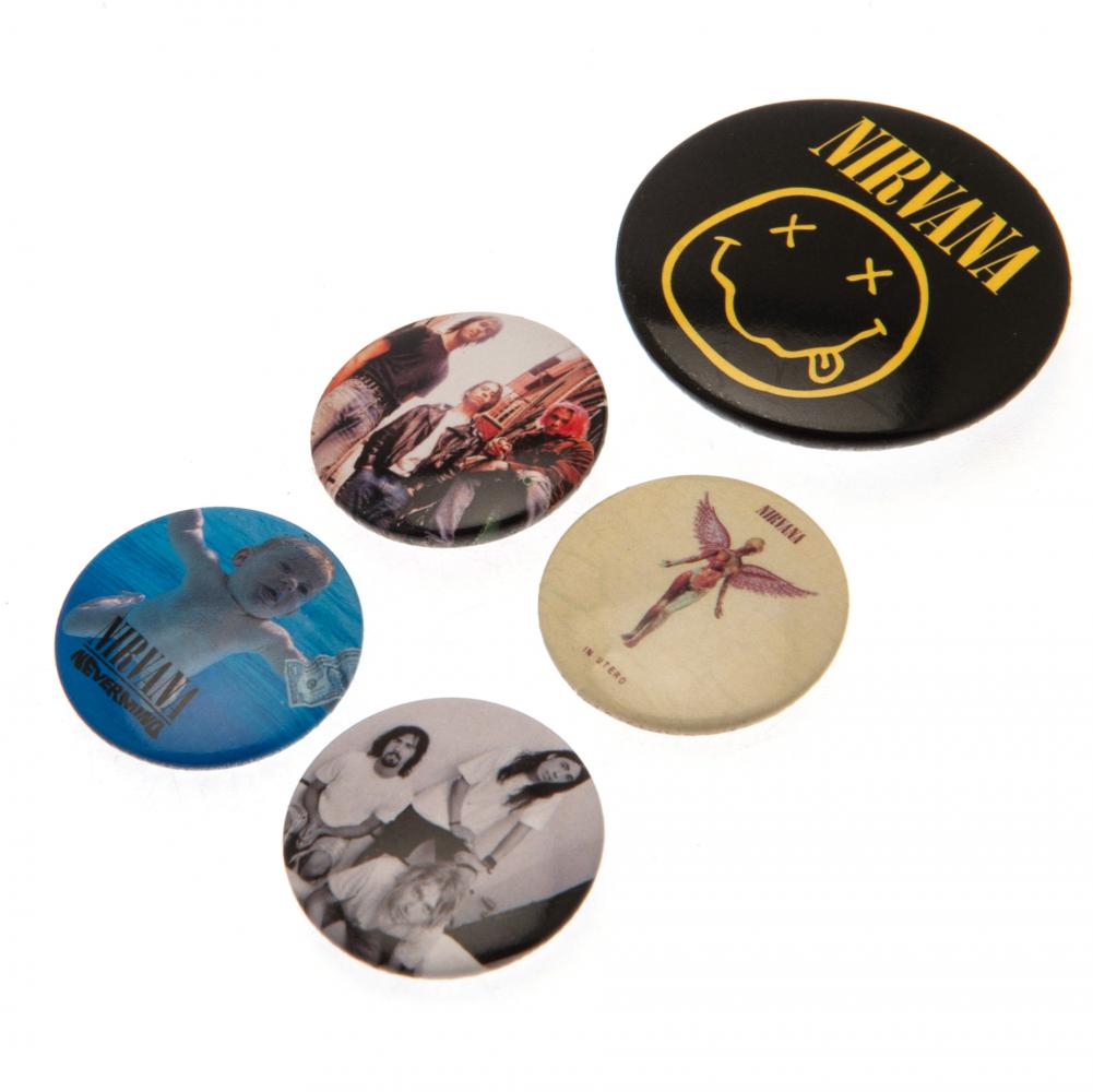 173076 Nirvana Button Badge Set 1