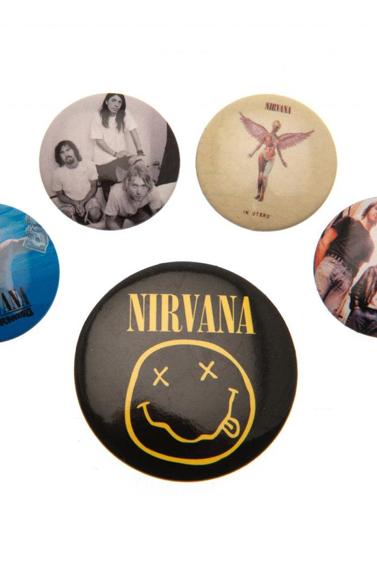 173076 Nirvana Button Badge Set