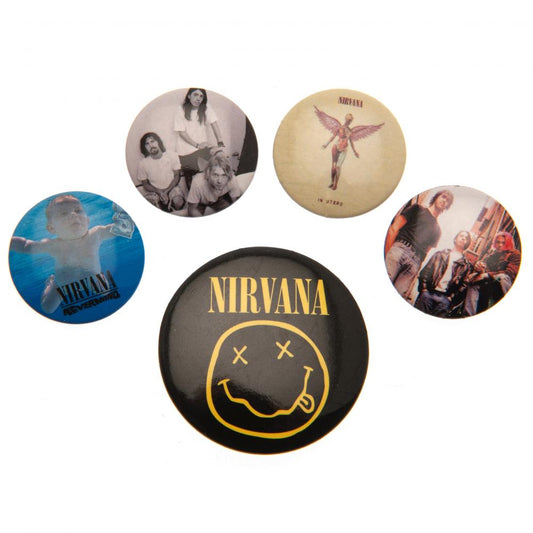 173076 Nirvana Button Badge Set