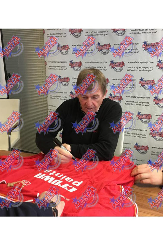 Liverpool FC Dalglish Signed Shirt Silhouette 1