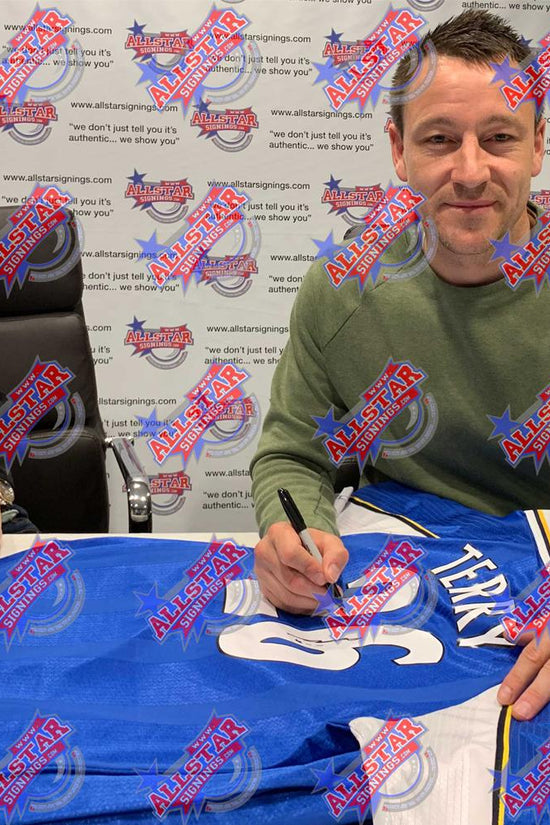 173324 Chelsea FC Terry Signed Shirt 1