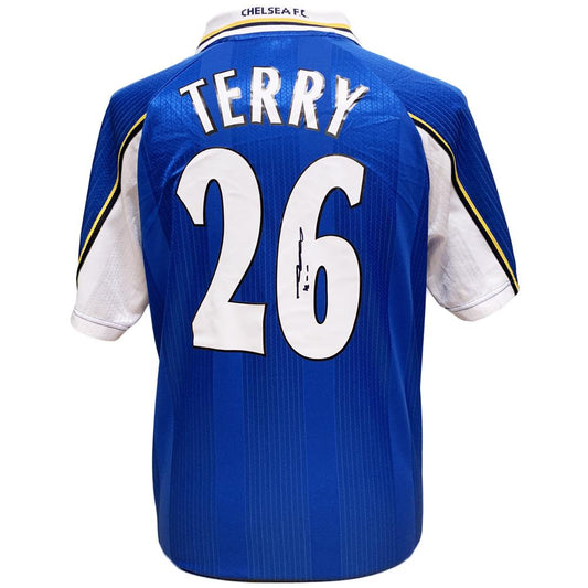 173324 Chelsea FC Terry Signed Shirt
