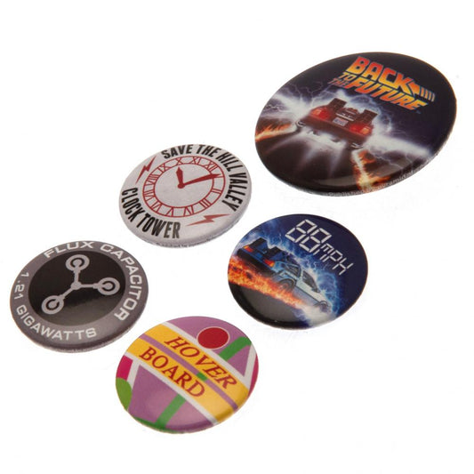 173401 Back To The Future Button Badge Set 1