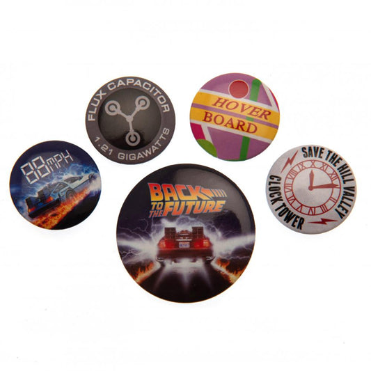 173401 Back To The Future Button Badge Set