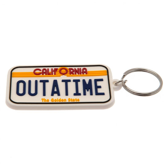 173403 Back To The Future PVC Keyring License Plate 1