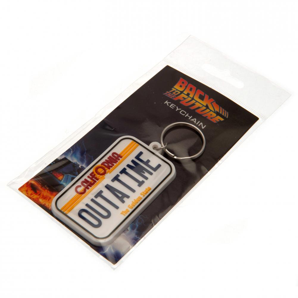 173403 Back To The Future PVC Keyring License Plate 2