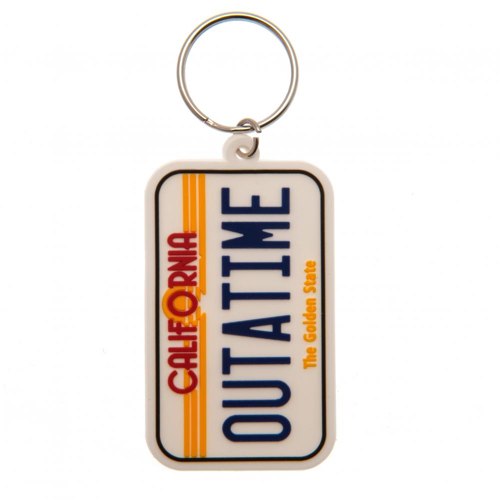 173403 Back To The Future PVC Keyring License Plate