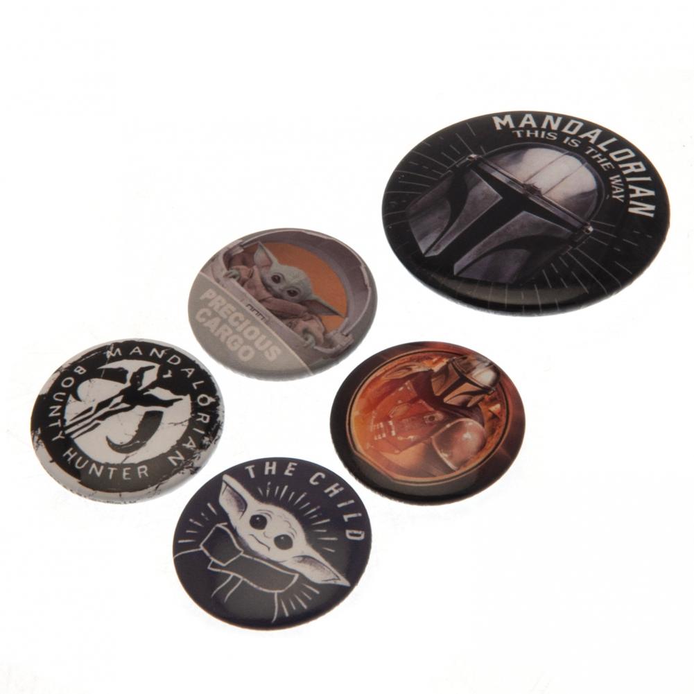 174264 Star Wars The Mandalorian Button Badge Set 1