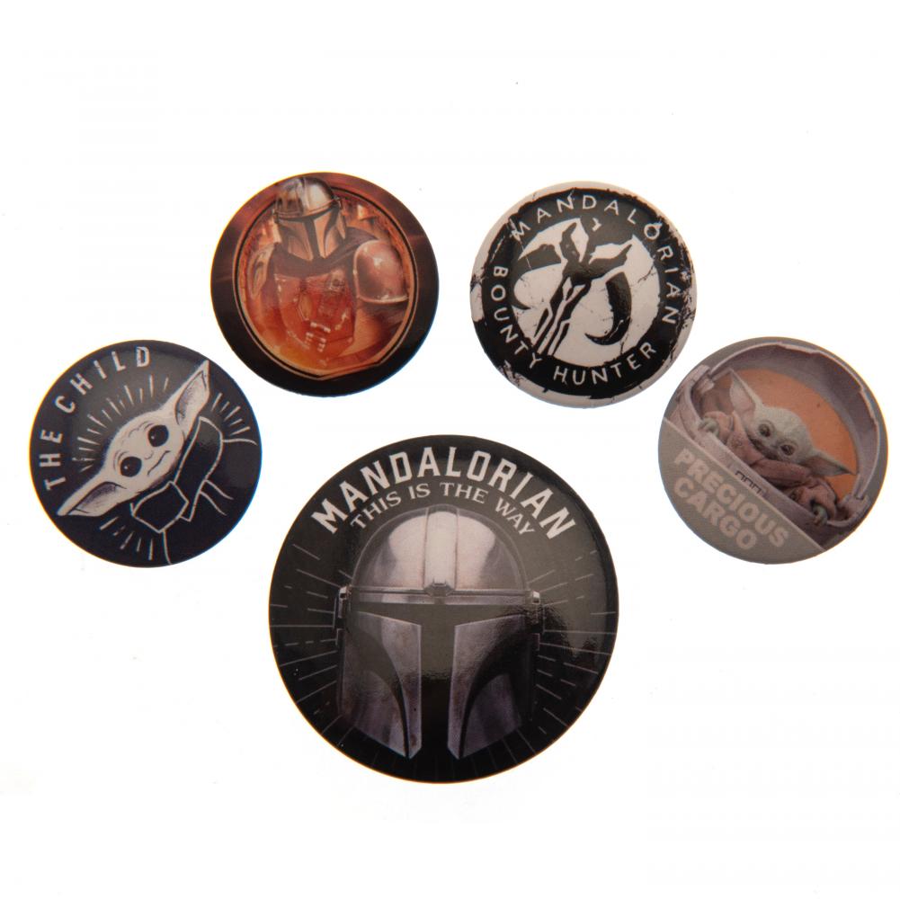 174264 Star Wars The Mandalorian Button Badge Set