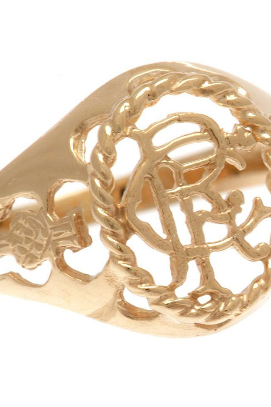 174553 Rangers FC 9ct Gold Crest Ring 1