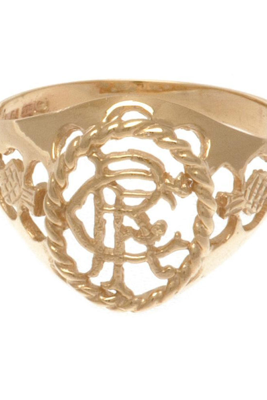 174553 Rangers FC 9ct Gold Crest Ring 2