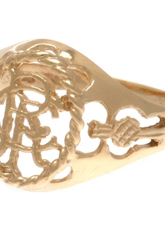 174553 Rangers FC 9ct Gold Crest Ring